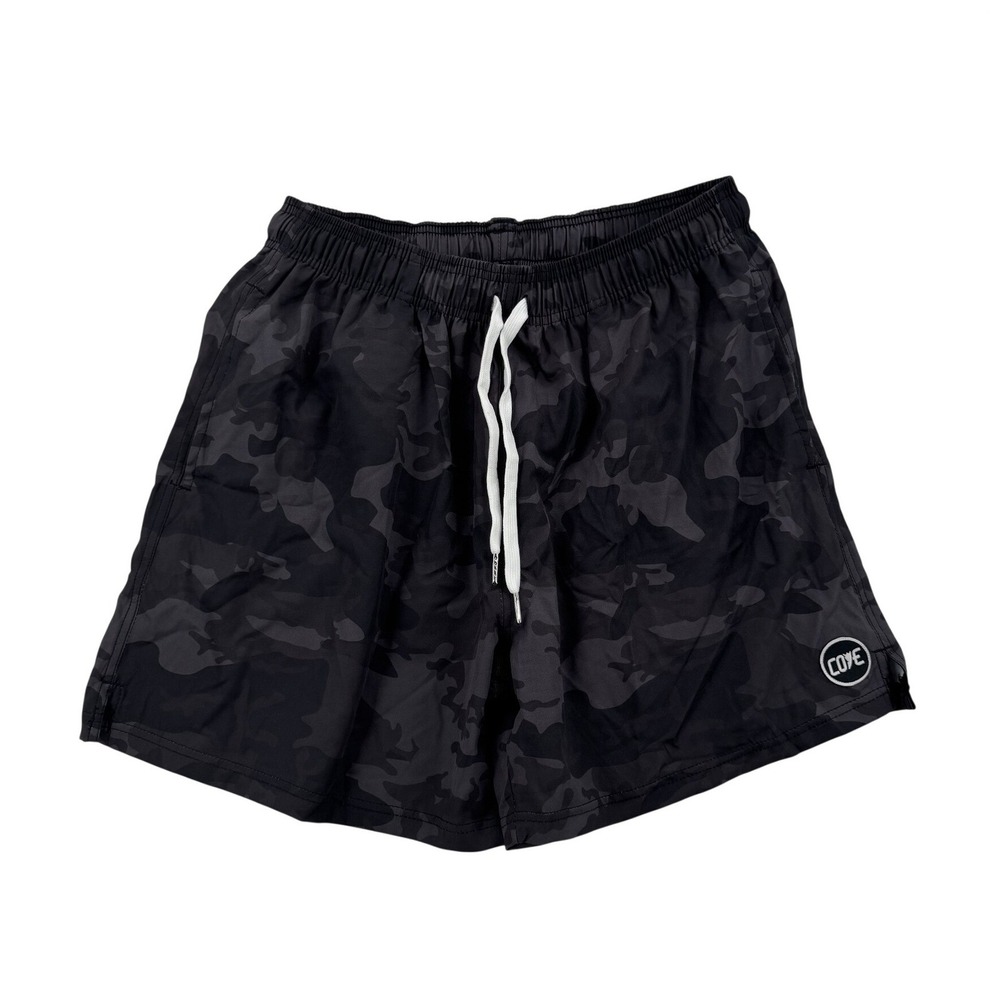 Cove Athletic Trunks Mens 36 Black Camo Excellent Stretch Recycled Board Shorts